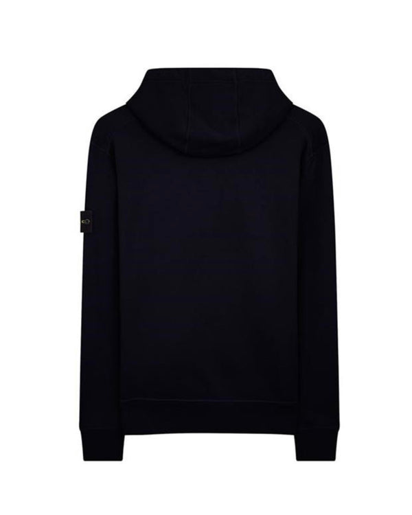 STONE ISLAND Basic Pullover Hoodie In Navy